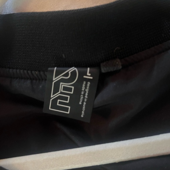 Striped satin bomber jacket - Picture 6 of 6